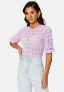 Happy Holly Padma lace top Lilac 48/50