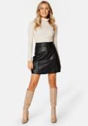 SELECTED FEMME Slfnew Ibi Leather Skirt Black 42