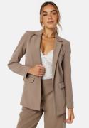 Pieces Bossy LS Loose Blazer Fossil XS