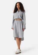 BUBBLEROOM Minou Shirt Dress Grey / White / Striped 46