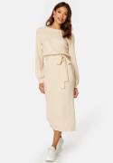 BUBBLEROOM Amira Knitted Dress Light beige L