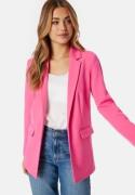 Pieces Bossy LS Loose Blazer Hot Pink S