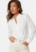 BUBBLEROOM Michele Broderie Anglaise Shirt White 44