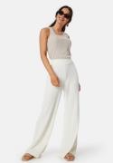 BUBBLEROOM Odelle Wide High Waist Pants Offwhite 44