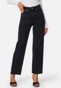 Happy Holly High Straight Ankle Jeans Black denim 42