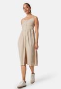 VILA Vipricil strap button dress Feather Gray 44