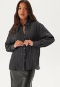 BUBBLEROOM Button Structure Shirt Dark grey XS