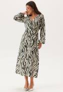 BUBBLEROOM Wrap Dress Zebra XS