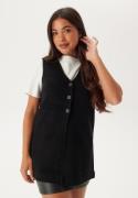 Object Collectors Item Objreynard Lo V-neck Vest Div Black S