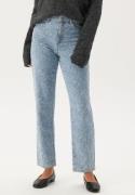 VILA Vichris Denim Pants Light Blue Denim Aop:jaquard 38