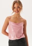 BUBBLEROOM Foil Strap Top Light pink XL