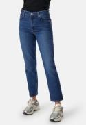 GANT Straight Cropped Jeans Dark Blue Broken In 32