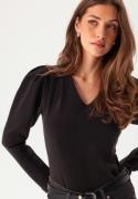 SELECTED FEMME Slffenja Ls V-neck Top Black L