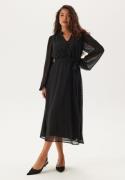 Happy Holly Dotted Button Dress Black 44/46