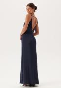 Bubbleroom Occasion Waterfall Mermaid Gown Dark blue 34