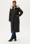 Chiara Forthi Champoluc Down Maxi Coat Black/Beige 46