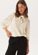 VILA Viharmonia Tie Neck 3/4 TOP TO Birch XS