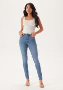 BUBBLEROOM High Full length Superstretch Jeans Light blue 40