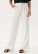 Happy Holly High Waist Wide Suit Pants Cream 50