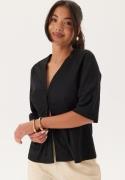 Happy Holly Soft Short Sleeve Blazer Black 52/54