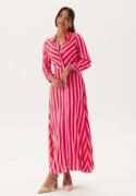 YAS Yassavanna Long Shirt Dress Cyklamen Stripes:BIT M
