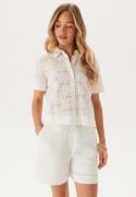 VERO MODA Vmhay New Ss Shirt Snow White L