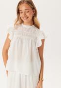 VERO MODA Vmtrine Sl Lace Top  Snow White XS