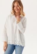 ONLY Onlgraces Tulum Ls Emb Shirt Bright White L