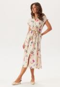 YAS Yasasina Cs Midi Belt Dress Whitecap Grey Aop:botanica Prt 40