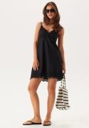 ONLY Onllou Life Emb Strap Dress  Black S