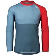 T-paidat & Poolot Poc  52844-8282 MTB PURE LS JERSEY CALCITE BLUE/PROS...