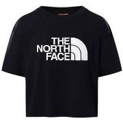 T-paidat & Poolot The North Face  W CROPPED EASY TEE  EU M