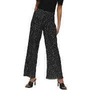 Housut Only  Elema Pleated Trousers - Black Mini Flower  EU S