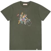 T-paidat & Poolot Revolution  Regular T-Shirt 1333 CYC - Army  EU S