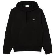 Svetari Lacoste  Organic Brushed Cotton Hoodie - Noir  EU S