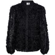 Paita Y.a.s  YAS Roso L/S Shirt - Black  EU S