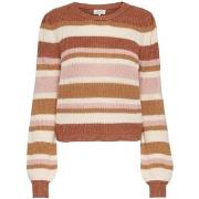 Neulepusero Only  Alvi L/S Knit - Sierra/Brown Suga  EU S