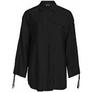Paita Vila  Klaria Oversize Shirt L/S - Black  FR 38