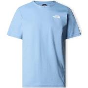 T-paidat & Poolot The North Face  T-Shirt Redbox - Steel Blue  EU M