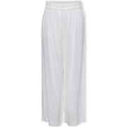 Housut Only  Noos Tokyo Linen Trousers - Bright White  EU S