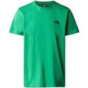 T-paidat & Poolot The North Face  Simple Dome T-Shirt - Optic Emerald ...