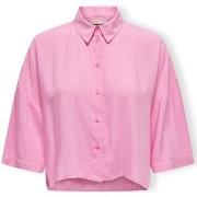 Paita Only  Noos Astrid Life Shirt 2/4 - Begonia Pink  EU M