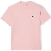 T-paidat & Poolot Lacoste  Classic Fit T-Shirt - Rose  EU S