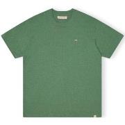 T-paidat & Poolot Revolution  T-Shirt Loose 1366 GIR - Dust Green Mela...