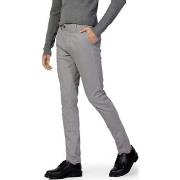 Housut Borghese  Firenze - Pantalone Elegante Twill - Fit Slim  IT 46