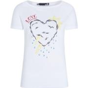 Lyhythihainen t-paita Love Moschino  W4H2301E1951  Yksi Koko