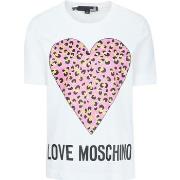 Lyhythihainen t-paita Love Moschino  W4F152DM3876  Yksi Koko