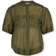 Paita Vila  Alinine Shirt 2/4 - Ivy Green  FR 34