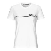 Lyhythihainen t-paita Karl Lagerfeld  SEASONAL LOGO T-SHIRT  EU S