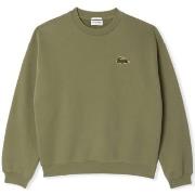 Svetari Lacoste  Loose Fit Badge Accent Sweatshirt - Vert Kaki  EU S